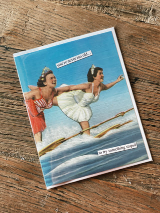 Anne Taintor Birthday Card- Never Too Old