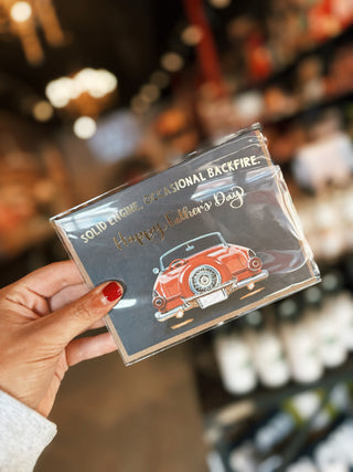 Occasional Backfire Father's Day Greeting Card