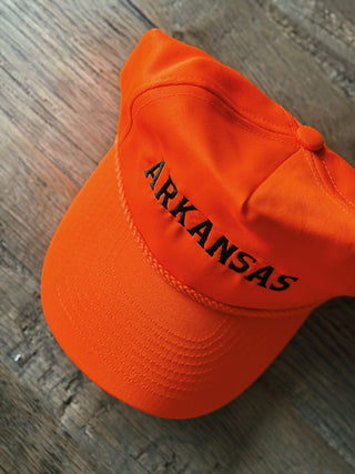 Arkansas Rope Hat- Blaze Orange