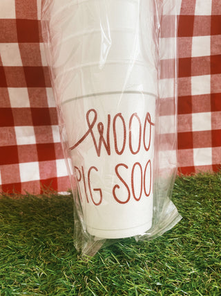 Wooo Pig Sooie Game Day Cups