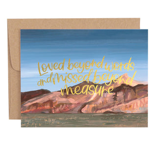 Love Beyond Words Greeting Card