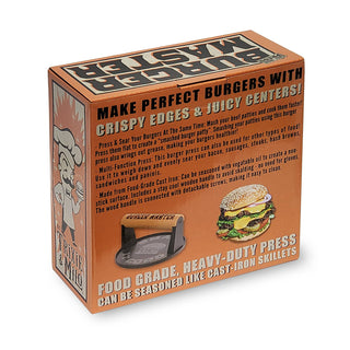 Burger Master- Cast Iron Grill Press