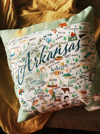 Arkansas 18" Square Pillow