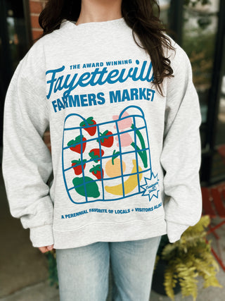 Farmer's Market Basket Mock Neck