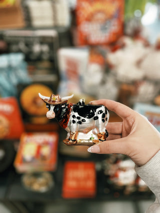 Cowboy Steer Ornament