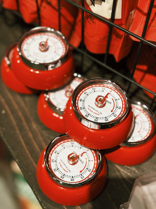 Retro Kitchen Timer- Red