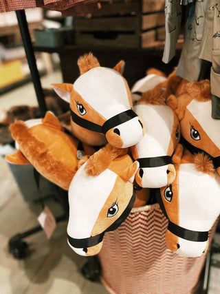 Plush Stick Horse