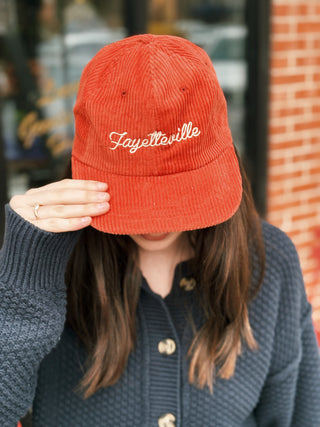 Corduroy Fayetteville Hat - Peach