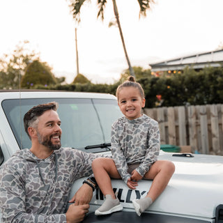 Burlebo- Youth Performance Hoodie - Classic Deer Camo