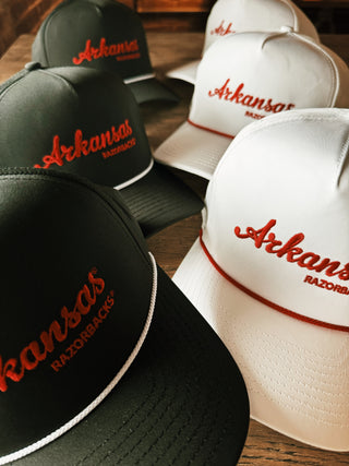 Arkansas Razorbacks Hat - White