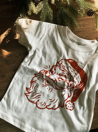 Winking Santa Toddler Shirt