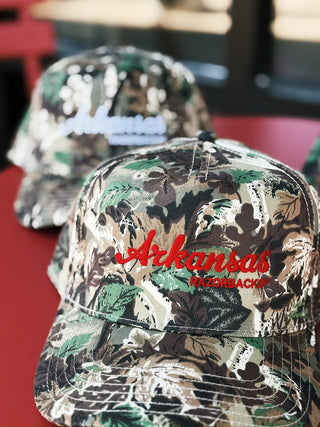 Arkansas Razorbacks Hat- Camo/Red