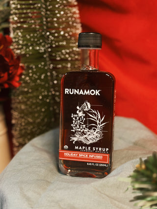 Holiday Spice Infused Maple Syrup