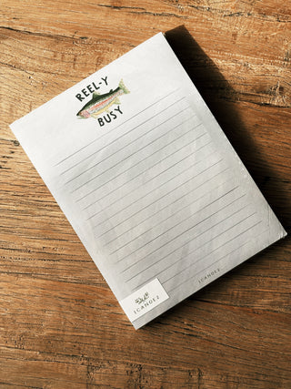 Reel-y Busy Fish Notepad