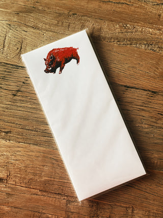 Red Hog Tall Notepad