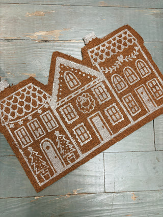 Gingerbread House Door Mat
