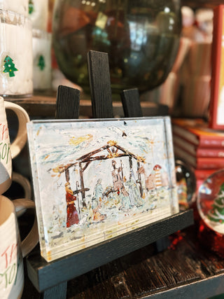 "Nativity" Acrylic Shelfie