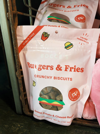 Bocce's Bakery- Burgers & Fries Biscuit Dog Treats