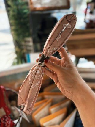 Terracotta Hues Hand Dyed Bandana