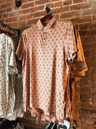Burlebo Performance Polo - Whitetail Deer Brown