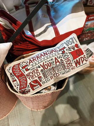 Arkansas Collage Pillow