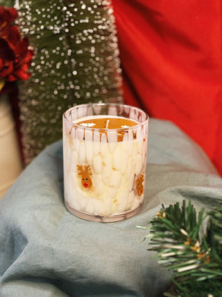 Reindeer Cookie Icon Candle