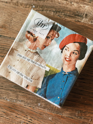 Anne Taintor Paper Cocktail Napkins- Stir Up