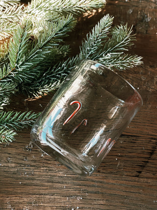 Christmas Icon Round Drinking Glass