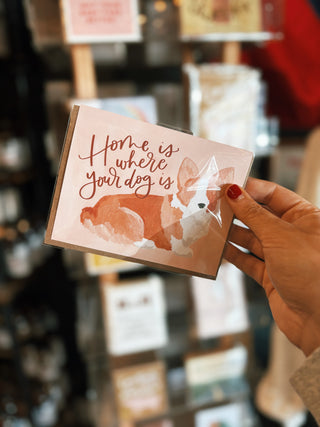 Corgi Home Housewarming Greeting Card