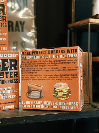 Burger Master- Cast Iron Grill Press