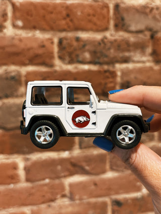 Arkansas Razorbacks Toy Truck Pull Back