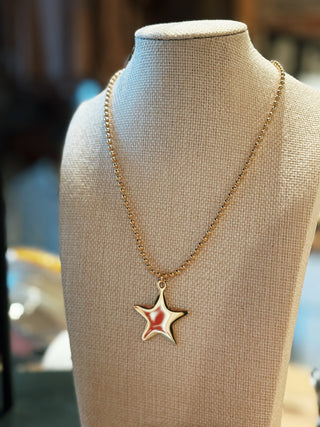Beaded Star Necklace 