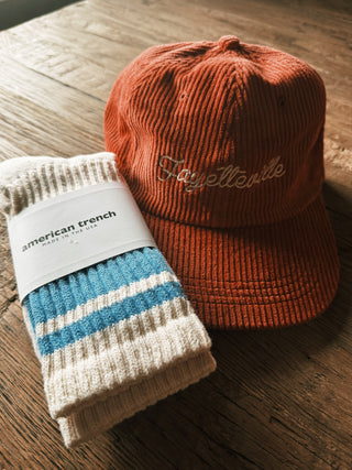 Corduroy Fayetteville Hat - Peach