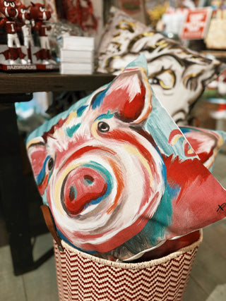 Colorful Pig Pillow