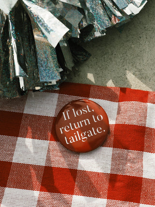 If Lost, Return To Tailgate Button