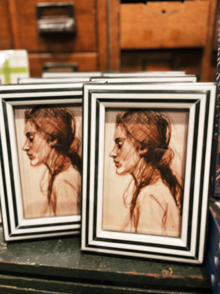 Black Stripe Picture Frame