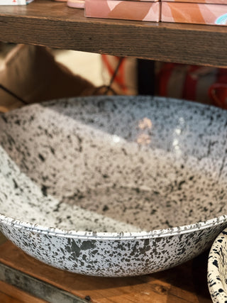 Grey Splatter Enamelware Benson Basin