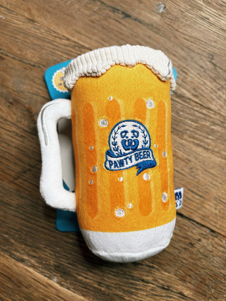 Beer Plush Dog Toy