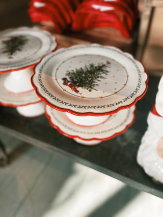 Christmas Tree Cake Plate
