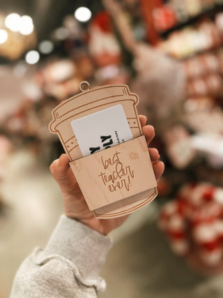 Best Teacher Ever Gift Card Holder