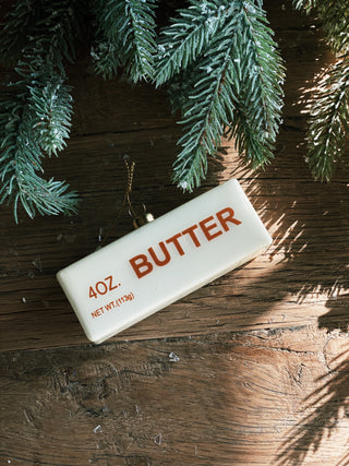 Glass Butter Ornament