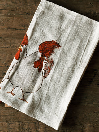 Rustic Chicken Tea Towel