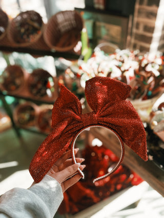 Festive Fabric Bow Headbands