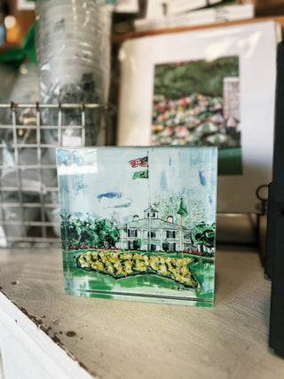 "The Clubhouse" Acrylic Block