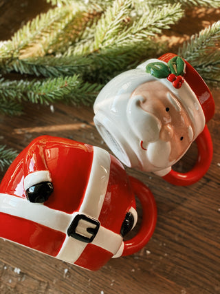 Christmas Stacking Santa Mug- SET OF 2