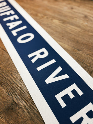 Buffalo River Felt Banner- 8x40