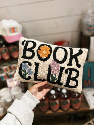 Book Club Hook Pillow
