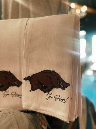 University of Arkansas Razorback Tea Towel