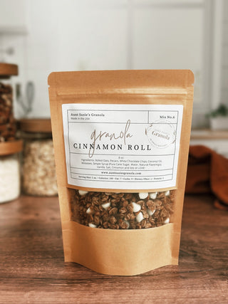 AUNT SUSIE’S GRANOLA:  Cinnamon Roll Granola
