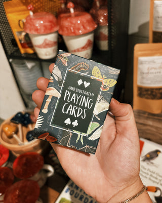 Midnight Flora & Fauna Deck of Playing Card
